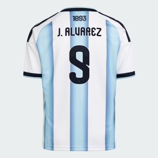 Maglia Ufficiale Casa Argentina 2026 Donna J. ALVAREZ #9