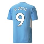 Maglia Casa G.JESUS Manchester City 2021/22 Bambino