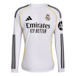 Maglia Home Manica Lunga Real Madrid 2025/26 Uomo