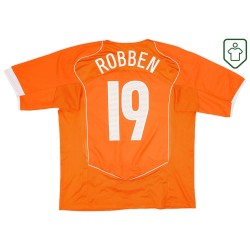 Maglia retrò Paesi Bassi 2004/06 casa da uomo Robben #19