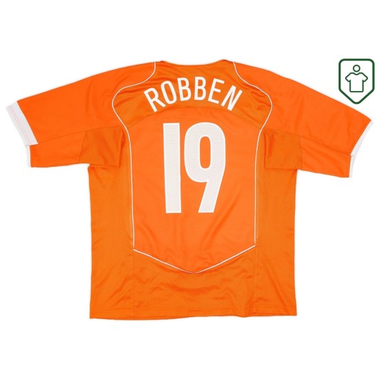 Maglia retrò Paesi Bassi 2004/06 casa da uomo Robben #19