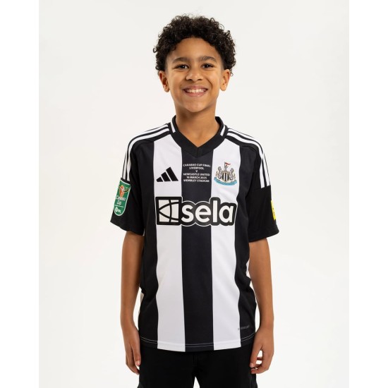 Maglia dei vincitori della Carabao Cup Newcastle United 2025 Bambino Maglia dei vincitori della Carabao Cup Newcastle United 2025 Bambino