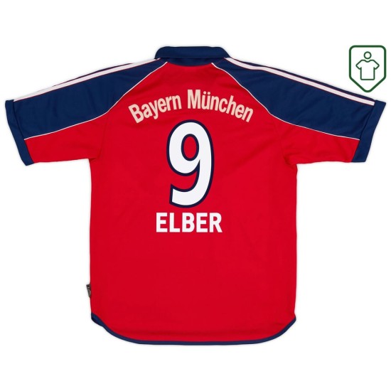 Maglia retrò Bayern Monaco 1999/01 Casa Uomo Elber #9