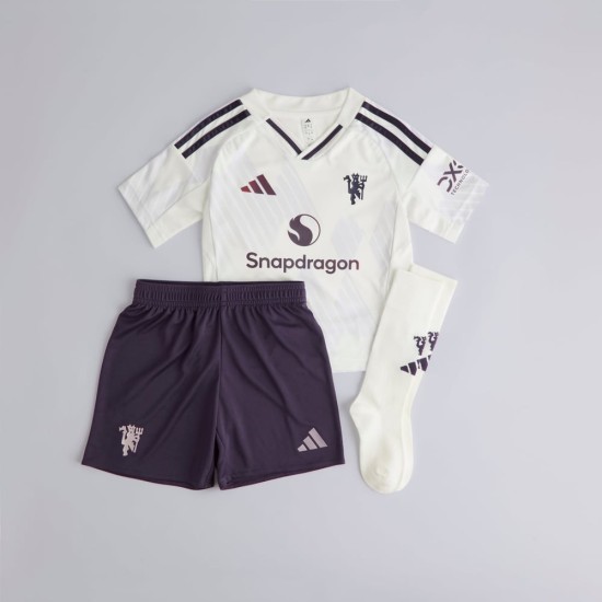 Kit Trasferta Bambino Manchester United 2025/26