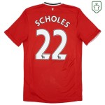 Maglia retrò casa uomo Manchester United 2011/12 Scholes #22