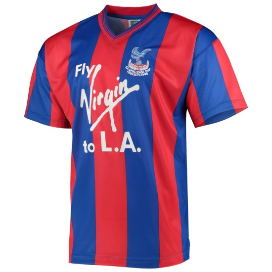 Maglia retrò uomo Crystal Palace finale FA Cup 1990 Bukta