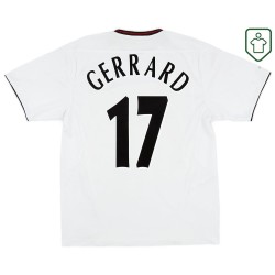 Maglia retrò trasferta uomo Liverpool 2003/04 Gerrard #17