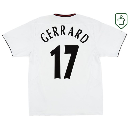 Maglia retrò trasferta uomo Liverpool 2003/04 Gerrard #17