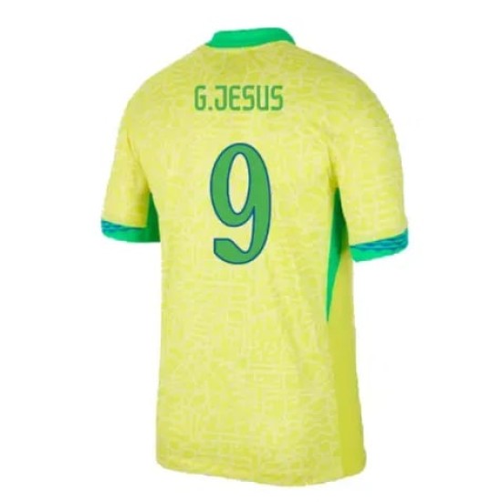 Maglia Casa G.JESUS Brasile 2024 Uomo Maglia Casa G.JESUS Brasile 2024 Uomo