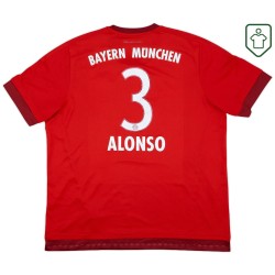 Maglia retrò Bayern Monaco 2015/16 Casa Uomo Alonso #3