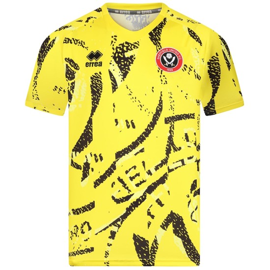 Maglia Riscaldamento Terza Uomo Sheffield United 2025/26 - Giallo