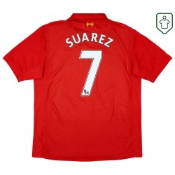 Maglia retrò casa uomo Liverpool 2012/13 Suarez #7