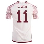 Maglia Trasferta Carlos Vela #11 Messico Coppa del Mondo 2022