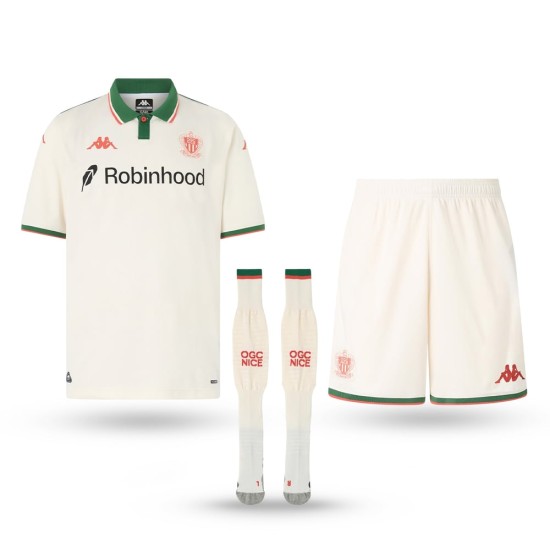 Kit trasferta 2025/26 OGC Nice bambino