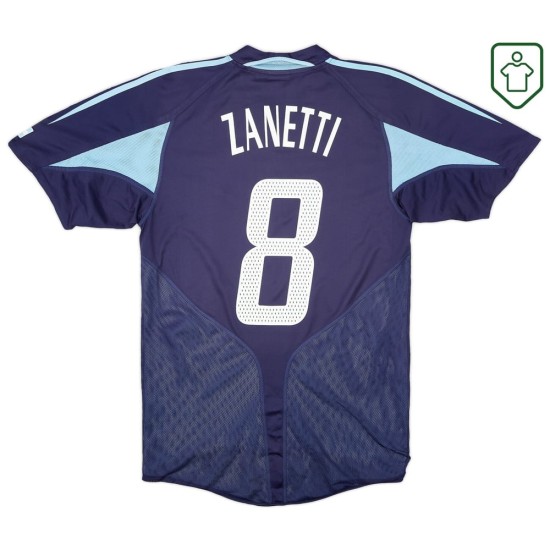 Maglia retrò Argentina 2004/05 trasferta da uomo Zanetti #8