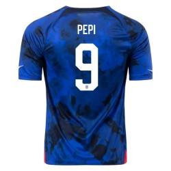 Ricardo Pepi #9 USMNT Maglia Trasferta Coppa del Mondo 2022