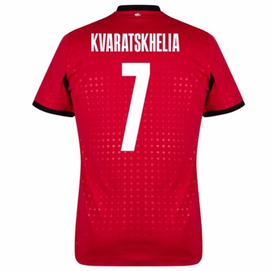 Maglia Terza Khvicha Kvaratskhelia #7 Georgia EURO 2024