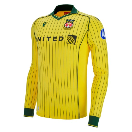 Maglia da trasferta manica lunga 2025/26 del Wrexham AFC da uomo