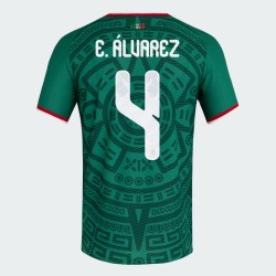 Maglia Ufficiale Casa Messico 2026 Uomo E. ÁLVAREZ #4