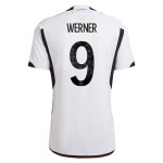 Timo Werner #9 Germania Maglia Casa Coppa del Mondo 2022 Timo Werner #9 Germania Maglia Casa Coppa del Mondo 2022