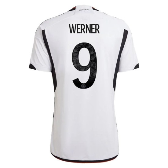 Timo Werner #9 Germania Maglia Casa Coppa del Mondo 2022 Timo Werner #9 Germania Maglia Casa Coppa del Mondo 2022