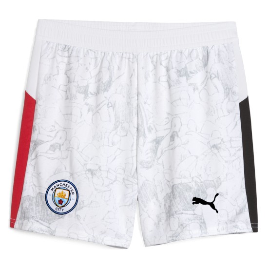 Pantaloncini donna Manchester City 2025/26 KidSuper - Bianchi