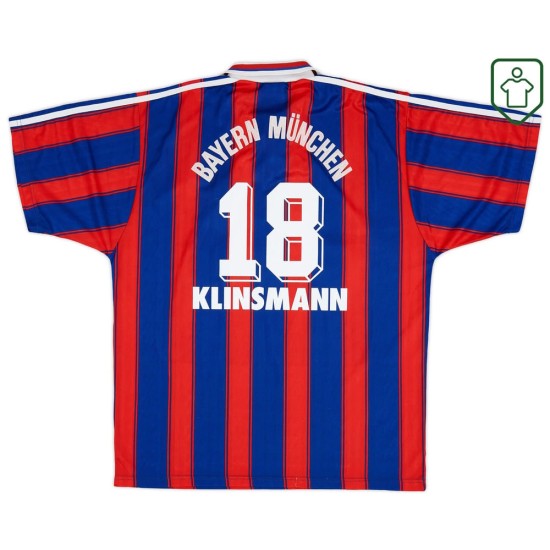 Maglia retrò Bayern Monaco 1995/97 Casa Uomo Klinsmann #18