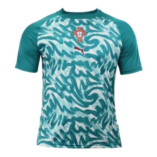 Maglia Pre-Partita Portogallo Coppa del Mondo 2026 Third Verde Donna