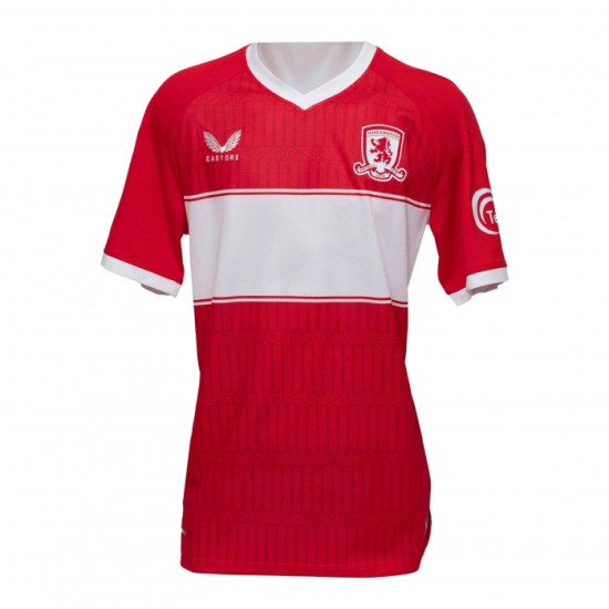 Maglia Casa Bambino Middlesbrough 2025/26 Senza Stampa