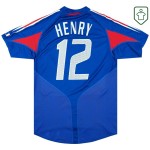 Maglia retrò Francia 2004/06 casa da uomo Henry #12