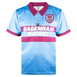 Maglia retrò trasferta anniversario uomo West Ham United 1995 celeste