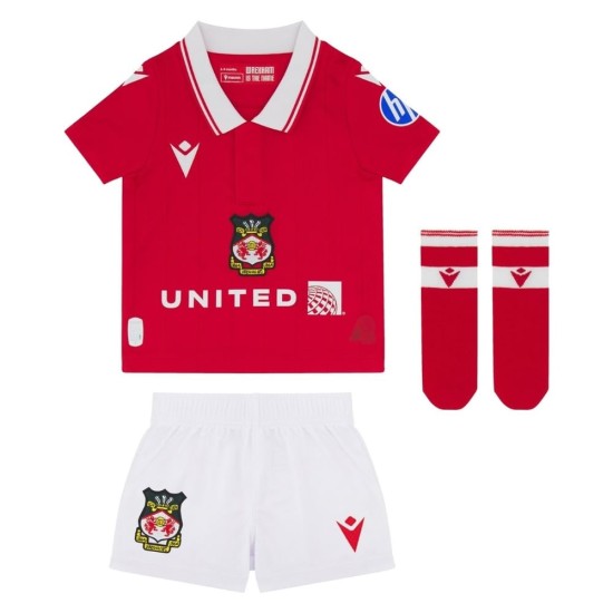 Kit casalingo Wrexham AFC 2025/26 bambino Kit casalingo Wrexham AFC 2025/26 bambino