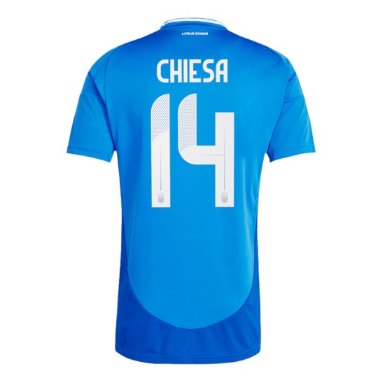 Maglia Casa Federico Chiesa #14 Italia EURO 2024