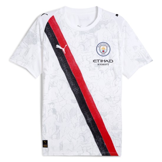 Maglia uomo Manchester City 2025/26 KidSuper - Bianca