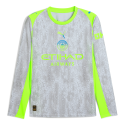 Uomo Manchester City 2025/26 Terza Maglia Manica Lunga