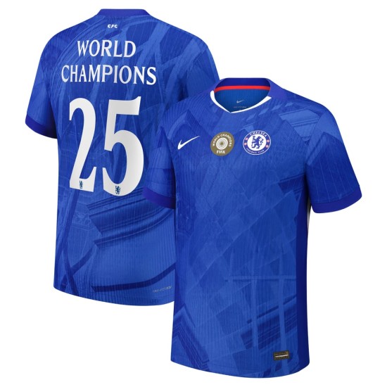 Maglia Home Chelsea 2025/26 Donna - Campioni del Mondo n. 25