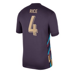 Maglia Trasferta Declan Rice #4 Inghilterra EURO 2024