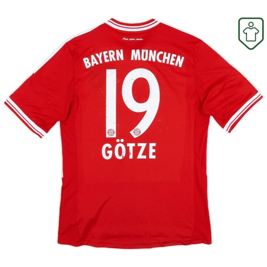 Maglia retrò Bayern Monaco 2013/14 Casa Uomo Götze #19 Maglia retrò Bayern Monaco 2013/14 Casa Uomo Götze #19