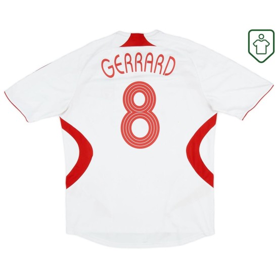 Maglia retrò trasferta uomo Liverpool 2007/08 Gerrard #8