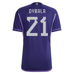 Paulo Dybala #21 Argentina Maglia Trasferta Coppa del Mondo 2022