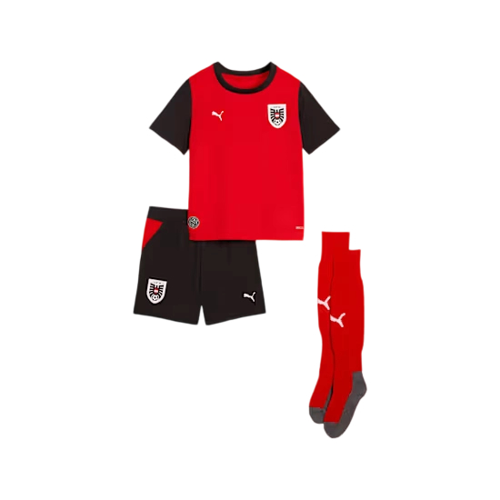 Kit bambino Austria 2026 Coppa del Mondo casa