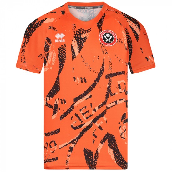 Maglia Riscaldamento Terza Uomo Sheffield United 2025/26 - Arancione