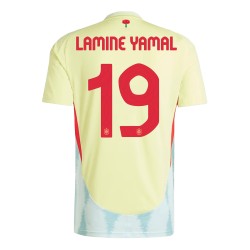 Maglia Trasferta LAMINE YAMAL #19 Spagna EURO 2024