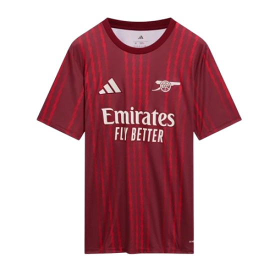 Bambino Arsenal 2025/26 Terza Maglia Pre-partita – Rossa