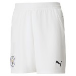 Pantaloncini Casa Manchester City Bambino 2024/25 - Bianco Pantaloncini Casa Manchester City Bambino 2024/25 - Bianco