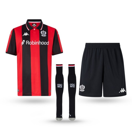 Kit casa 2025/26 OGC Nice bambino