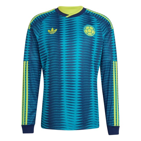 Maglia Colombia Coppa del Mondo 2026 Away Manica Lunga Bambino