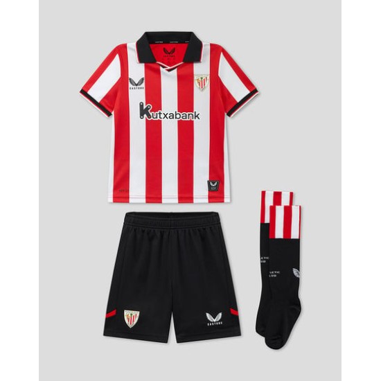 Kit Athletic Bilbao 2025/26 Home Bambino