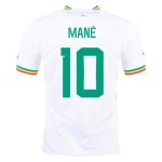 Sadio Mane #10 Senegal Maglia Casa Coppa del Mondo 2022