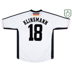 Maglia retrò Germania 1998/00 casa da uomo Klinsmann #18